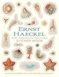 ERNST HAECKEL ART FORMS IN NATURE STICKER BOOK