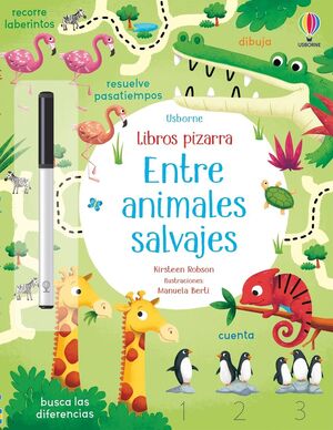 ENTRE ANIMALES SALVAJES LIBROS PIZARRA
