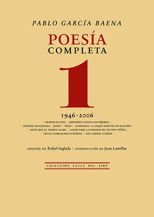 POESÍA COMPLETA DE PABLO GARCÍA 1