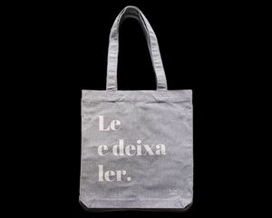 BOLSA LE E DEIXA LER GRIS