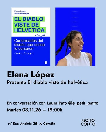 Presentación de El diablo viste de helvética  de Elena López